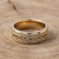 Golden Infinity Ring Vintage