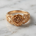 Golden Flower Ring