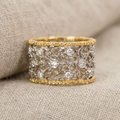 Mika - Vintage Zirconia Ivy Ring
