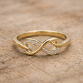 Infinity Gold Chain Ring
