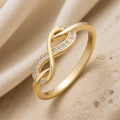 Infinity Gold Chain Ring