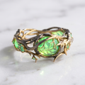 Green Opal Nature Ring