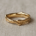 Vintage Ring made of Forged Gold