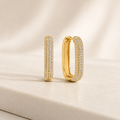Icon Pave Earrings
