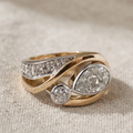 Classic Two-Tone Diamond Ring