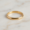 Simple ring made of gold and silver
