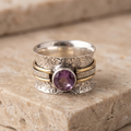 Bohemian Crystal Meditation Ring