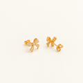 The Celeste Bow Stud Earrings
