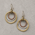 Multicolor Hoop Vintage Earrings