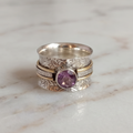 Bohemian Crystal Meditation Ring