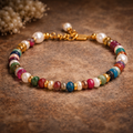 The Aura - Tourmaline and Pearl Bracelet