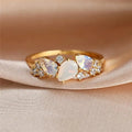 Vintage Golden Moonstone Ring