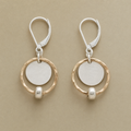 Stylish Gold and Silver Pearl Earrings