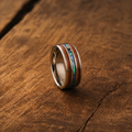 Southwestern Turquoise Inlay Heritage Ring