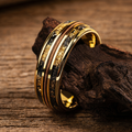 Vintage Royal Line Golden Ring
