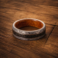 Hammered Copper Ridge Heritage Ring