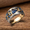 Royal Sapphire Crown Ring