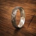 Vintage Forged Silver Ring