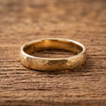 Hammered Gold Band