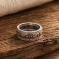 Heritage of Rome Silver & Gold Ring
