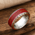 Celtic Red Legacy Ring
