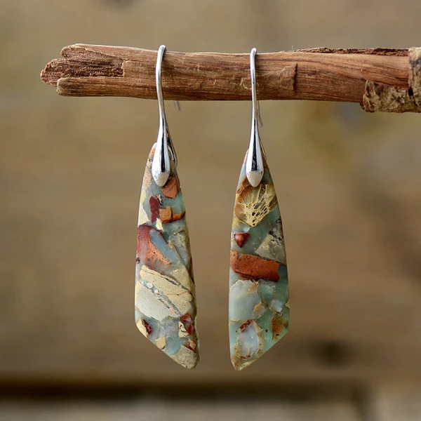 Unique Natural Stone Earrings - emmy-rae-jewels.com