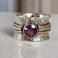 Bohemian Crystal Meditation Ring