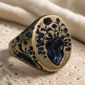 Sapphire Blossom Grace Ring