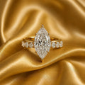 Marquise Crystal Gold Ring