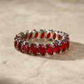 Ruby Inlay Gold Ring